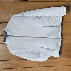 Reversible Winter Jacket White/Grey Size L